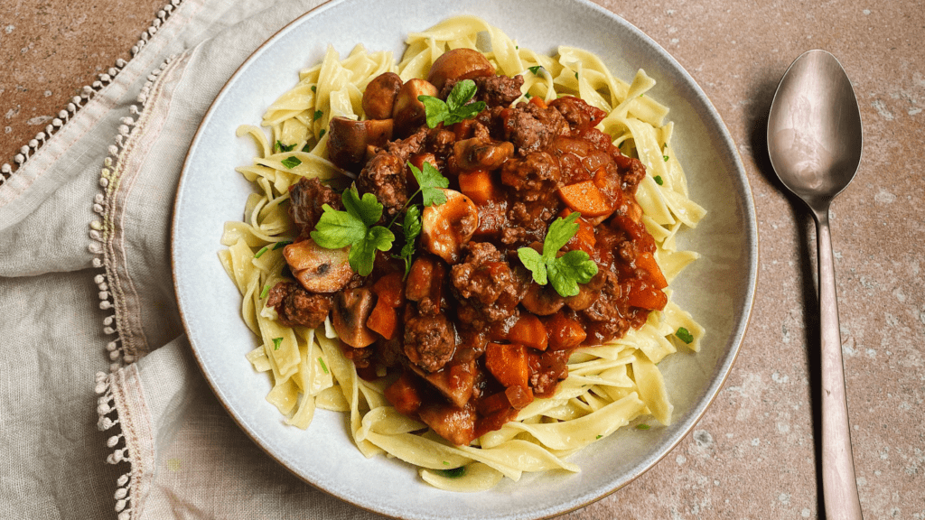 Ragoût de bœuf bourguignon